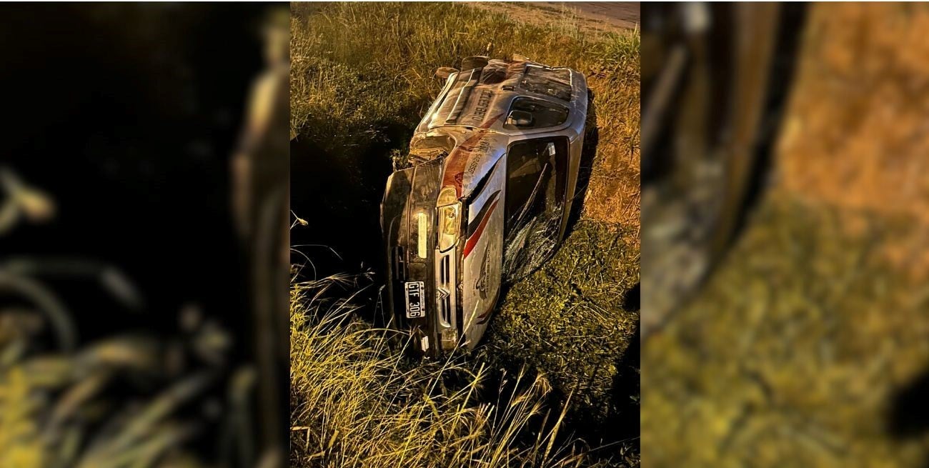 Cayó con su camioneta al "zanjón de la muerte" y sobrevivió de milagro