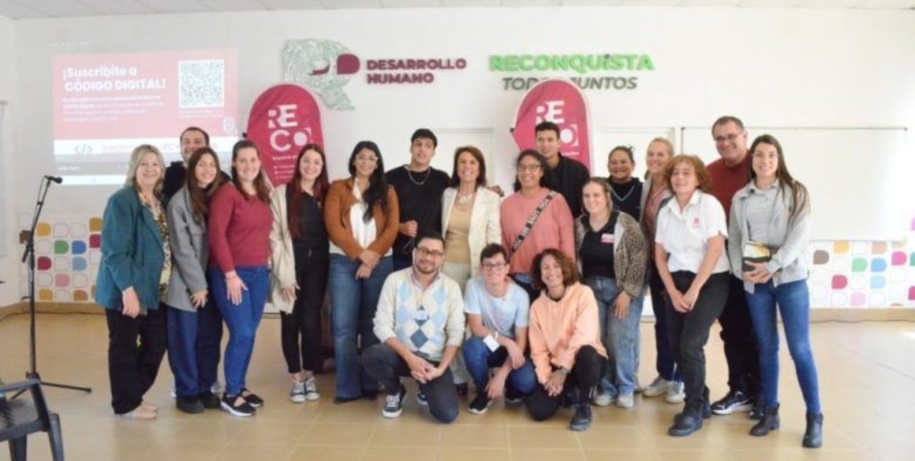 Presentan en Reconquista el club inclusivo "Código Digital", un espacio de creatividad y aprendizaje