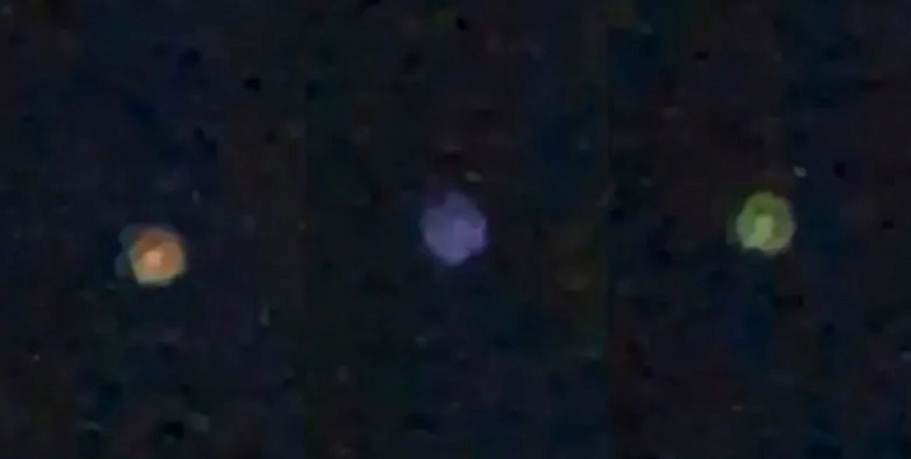 Un objeto luminoso y movedizo irrumpió en el cielo nocturno de Vera