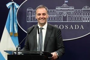 Manuel Adorni, jefe de Gabinete de Ministros del gobierno de la Nación Argentina.