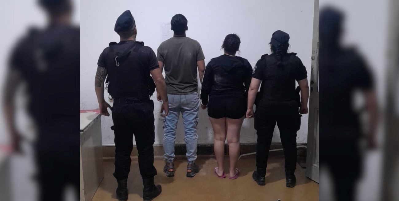 Tres aprehendidos tras una persecución policial en barrio Santa Rosa de Lima