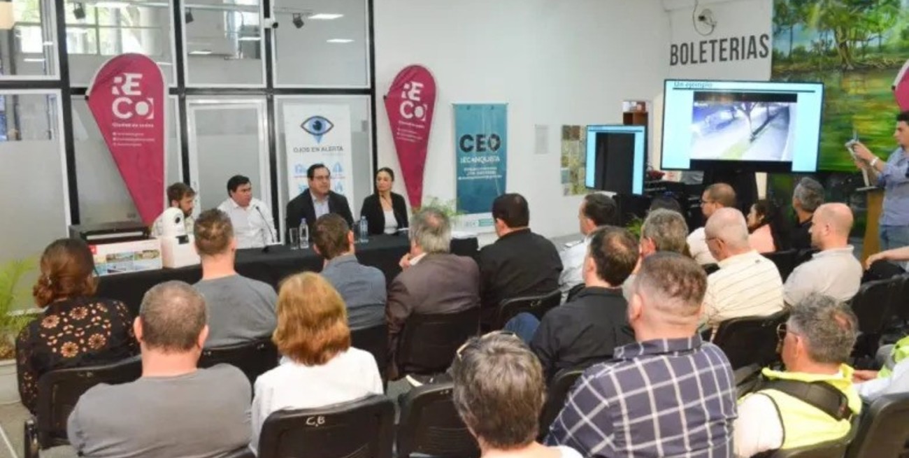 Reconquista lanzó un "Banco de Seguridad" para mejorar la vigilancia ciudadana