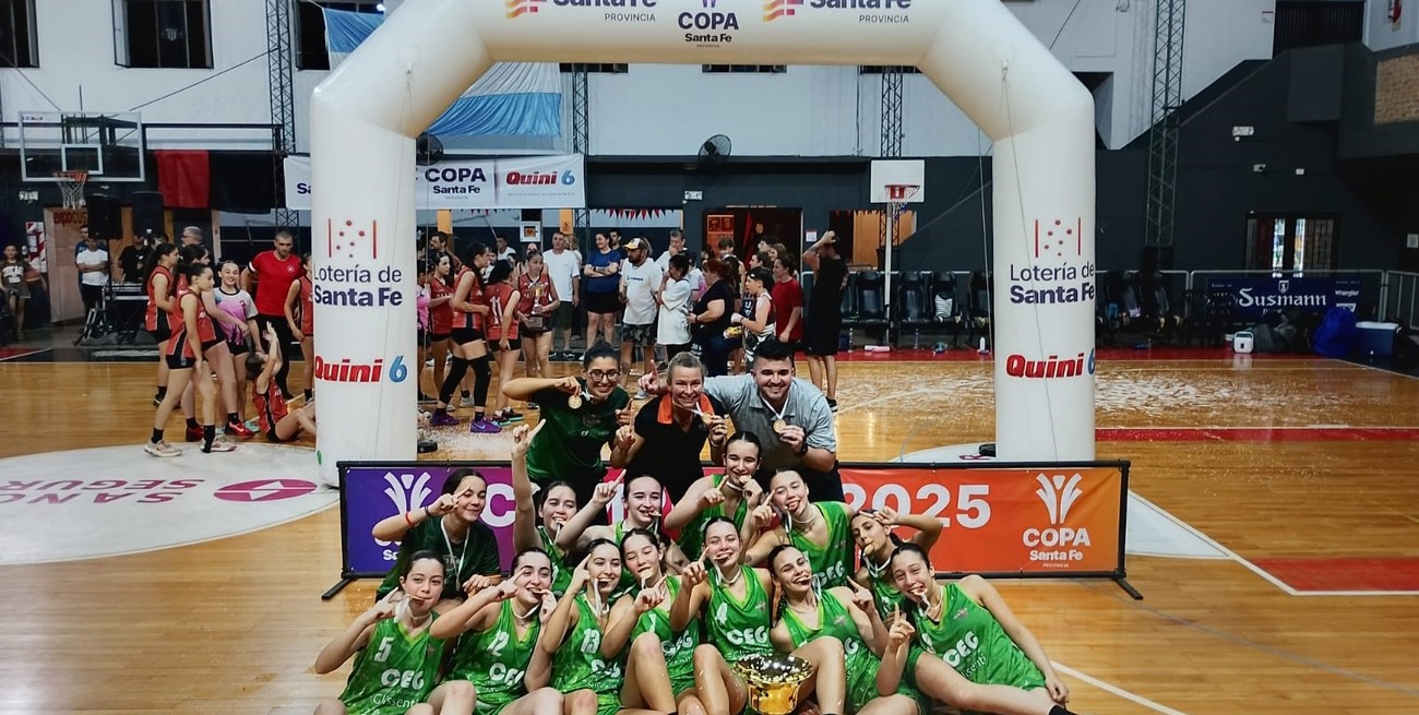 Ben Hur de Rosario es el campeón de la Copa Santa Fe de básquet femenino U15