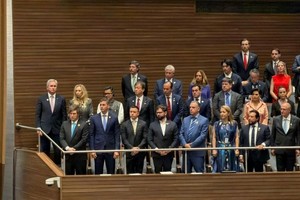 Milei participó en La Paz de la ceremonia de asunción del presidente boliviano Rodrigo Paz Pereira.
