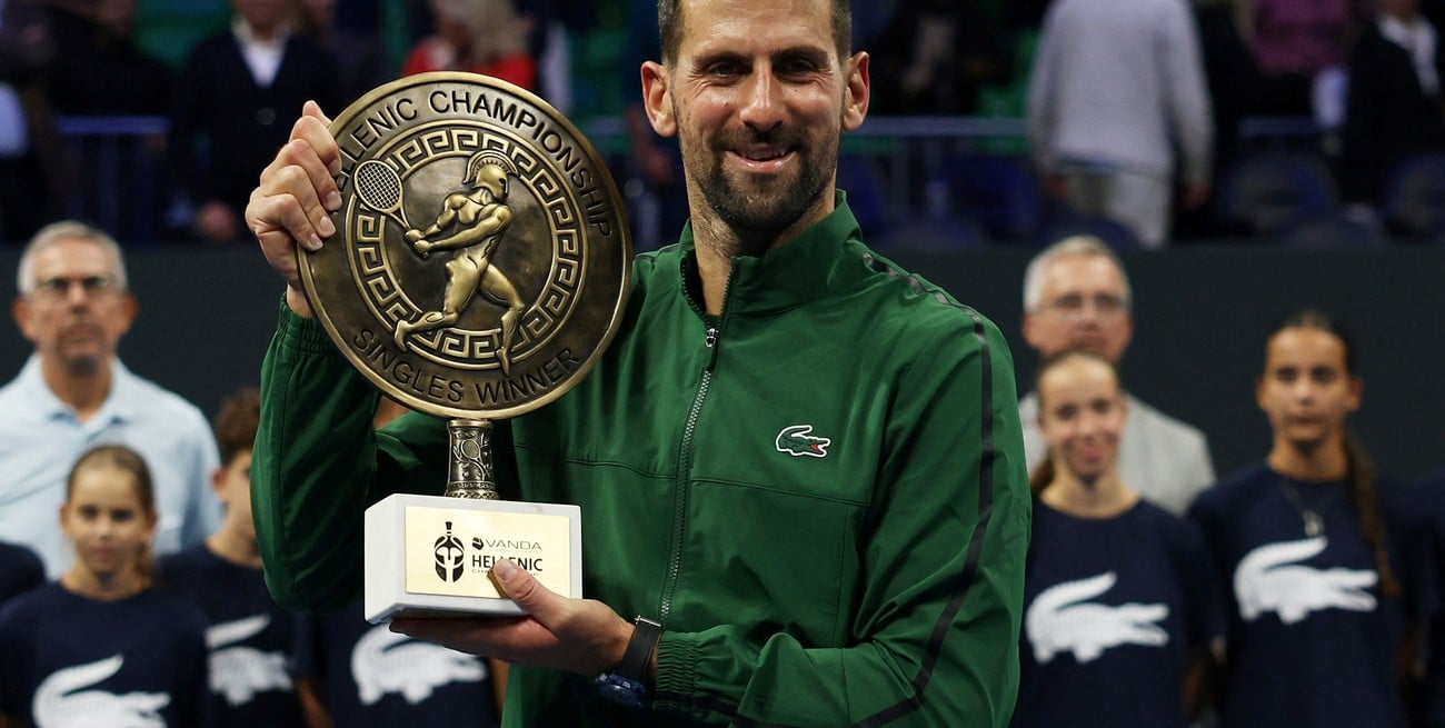 Djokovic le ganó a Musetti y se consagró campeón del ATP 250 de Atenas