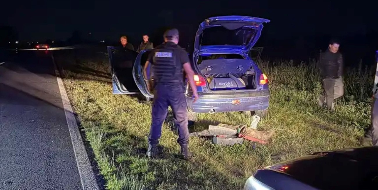 Robaron en María Teresa y fueron atrapados escapando por ruta 90: son de Buenos Aires