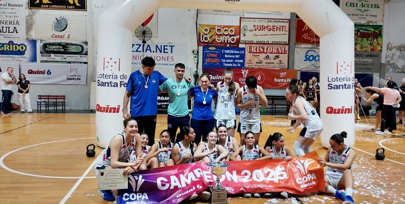 Copa Santa Fe: las chicas de Náutico Rosario se consagraron campeonas del U17 en Tostado