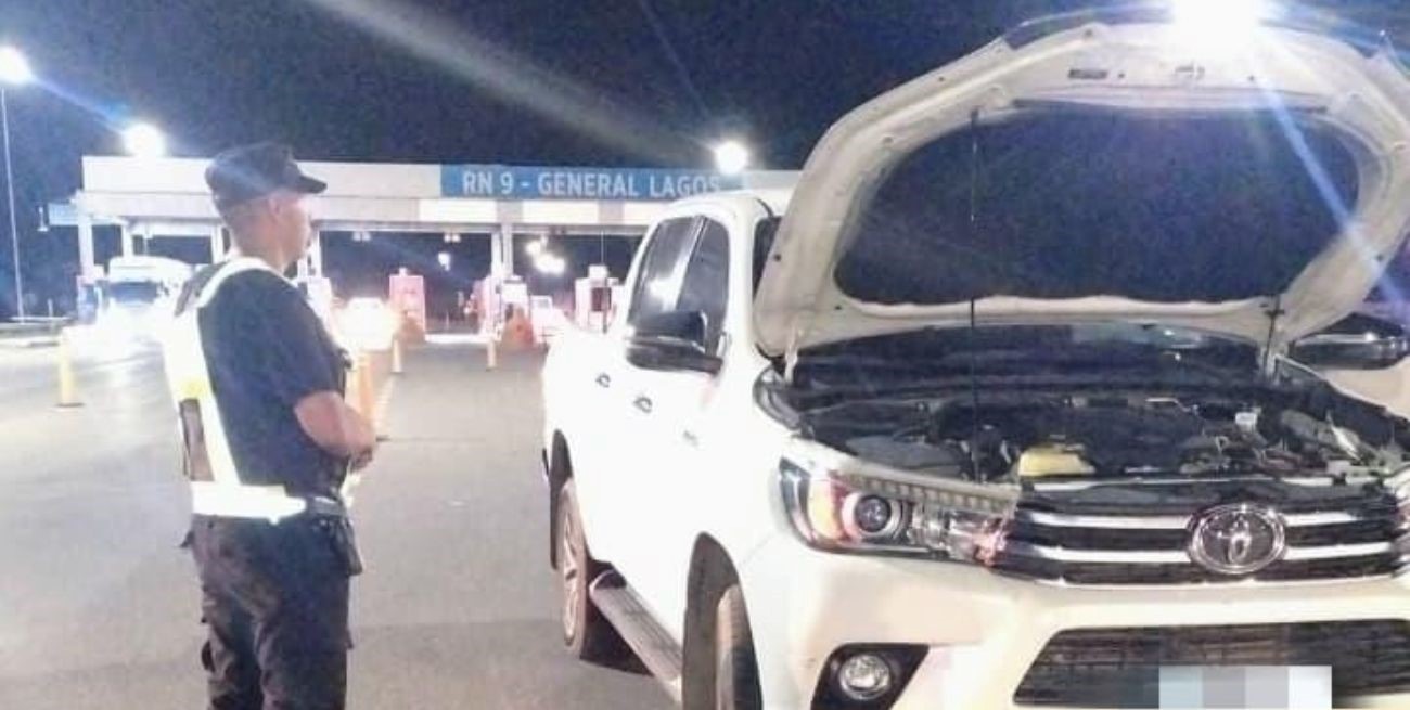 La Guardia Provincial de Santa Fe detuvo un vehículo con números adulterados