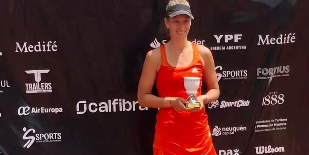 Victoria Bosio cerró una gran semana con el título en Neuquén