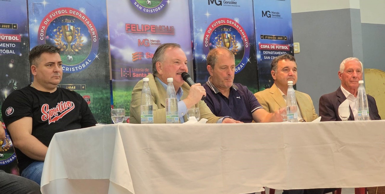 Se presentó la 3° Edición de la Copa de Fútbol "Departamento San Cristóbal" 2026