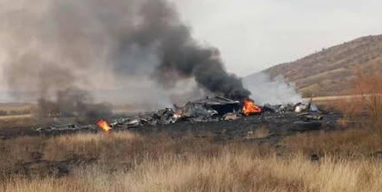 Un avión militar turco se estrelló en Georgia con 20 personas a bordo