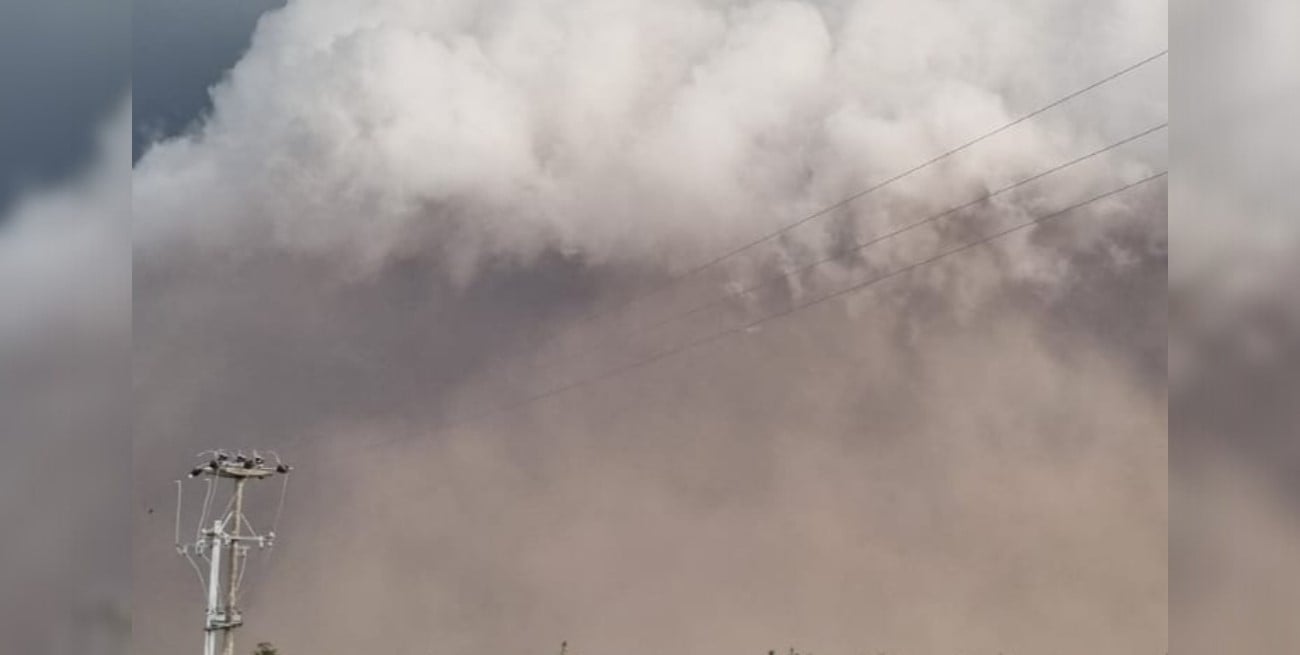 Granizo, tormenta y vientos fuertes en la región centro: la alerta amarilla en imágenes