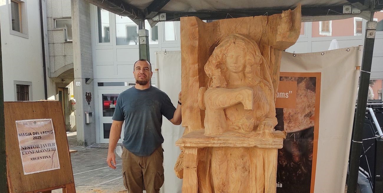 El escultor Néstor Confalonieri, destacado en Ecuador e Italia