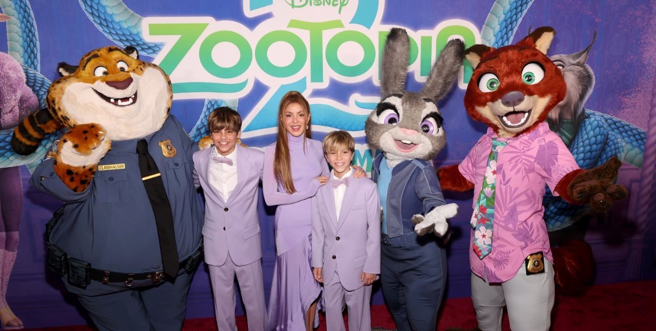 Shakira volvió como Gazelle y deslumbró en la avant premiere de Zootopia 2 