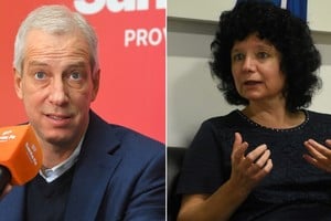 Scarpín y Sivila Malfesi. El radical de avellaneda impulsó una ley que procura despertar conciencia sobre pacientes TEA. La libertaria de la ciudad de Rosario pidió la abstención. Crédito: Mauricio Garín y Luis Cetraro.