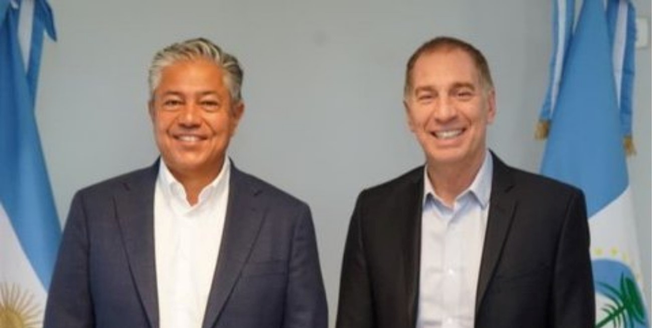 Diego Santilli visitó al gobernador neuquino Rolando Figueroa