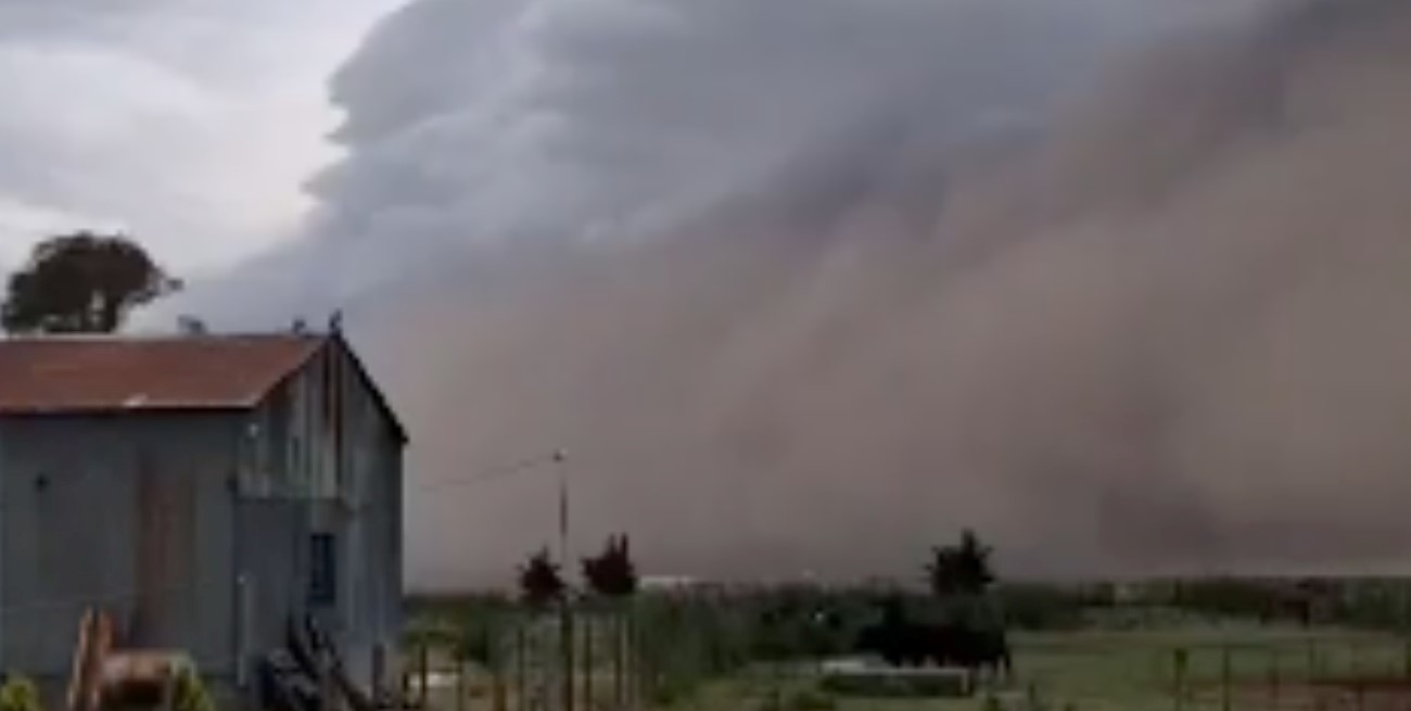 Tormentas severas avanzan sobre el centro del país y causan daños en La Pampa