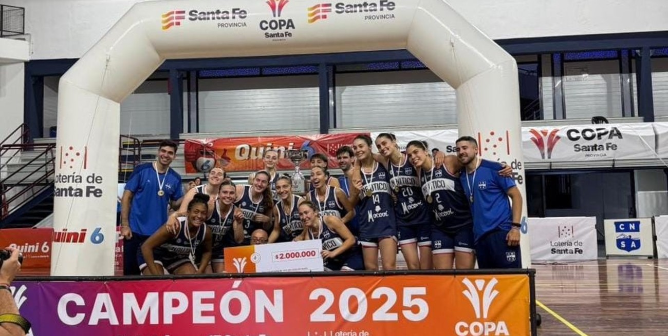Náutico de Rosario se consagró campeón de la Copa Santa Fe de básquet femenino