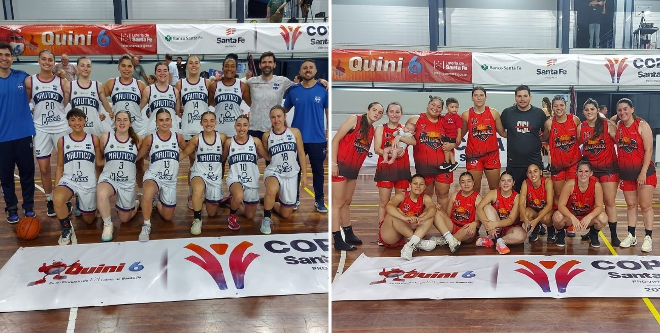 Copa Santa Fe: Náutico y San Lorenzo de Tostado definen básquet femenino