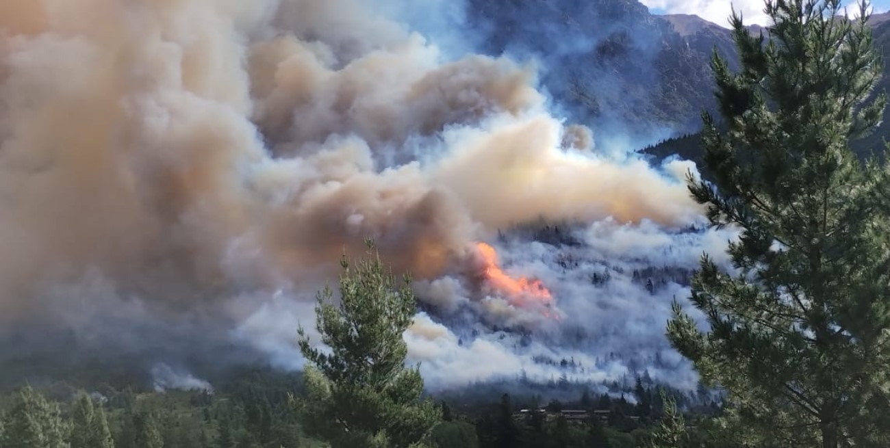 Incendios forestales en la Patagonia: brigadistas luchan contra focos en Epuyén y El Pedregoso