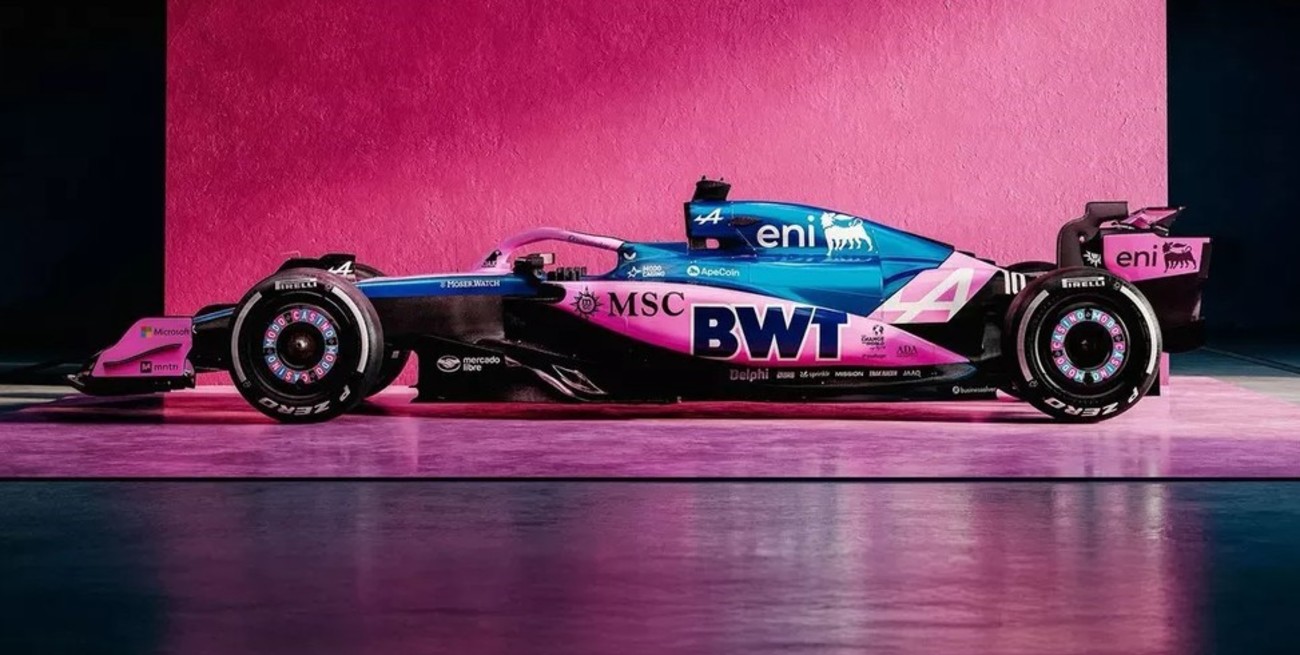 Modo Casino: el Alpine de Colapinto estrena decoración especial para el GP de Las Vegas