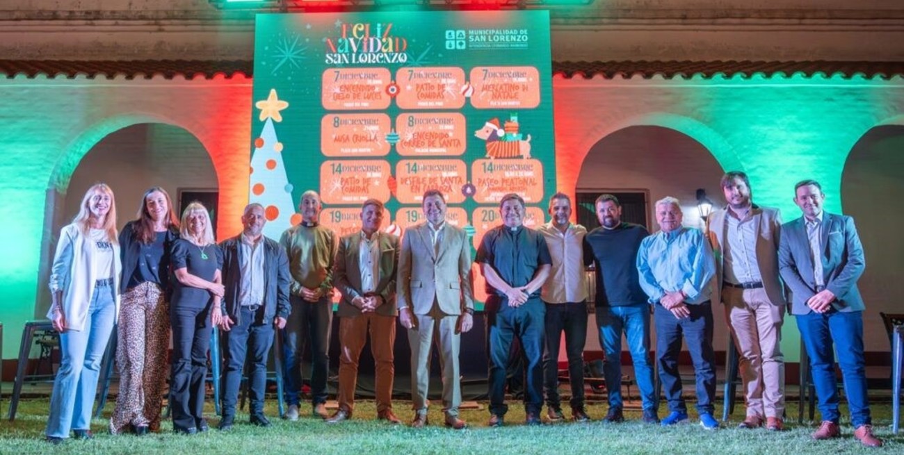 Luces, música y tradición: San Lorenzo presenta su gran programa navideño 2026