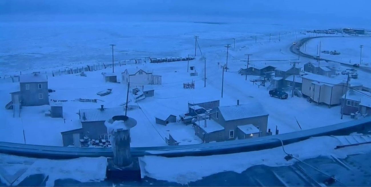 Arrancó la noche polar en Utqiagvik, Alaska: el sol se ocultó y no se verá hasta 2026 
