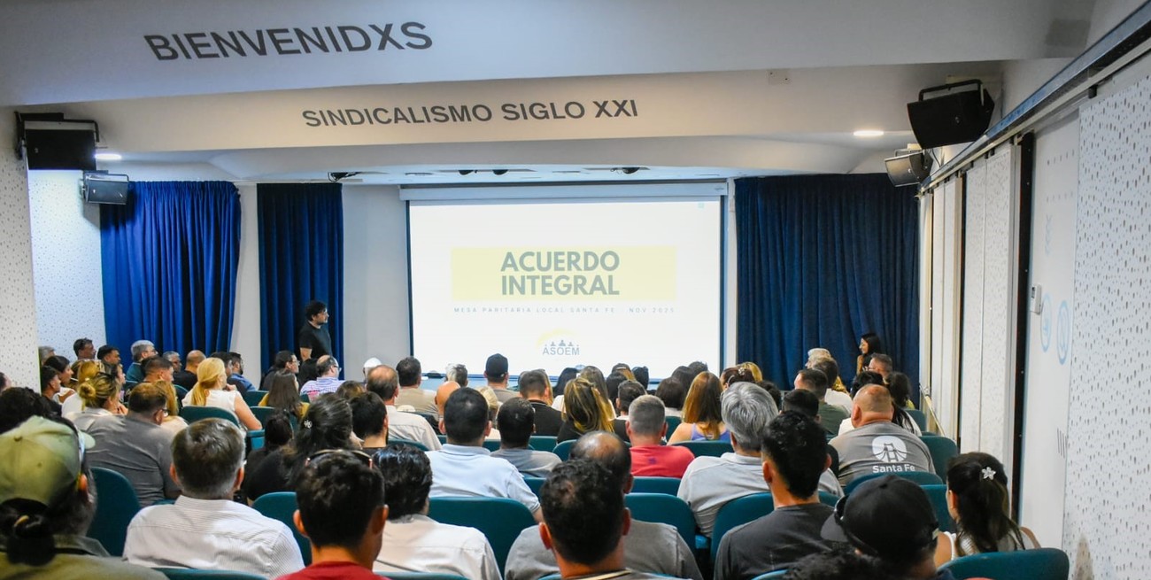 ASOEM alcanzó un acuerdo integral con importantes mejoras para trabajadores municipales de Santa Fe