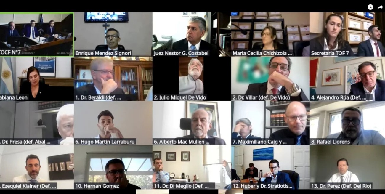 Causa Cuadernos: tercera audiencia con el descargo de Cristina Kirchner, de Vido y Centeno