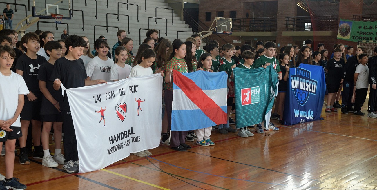 Santa Fe abrió sus puertas al Torneo Nacional Infantil de Handball