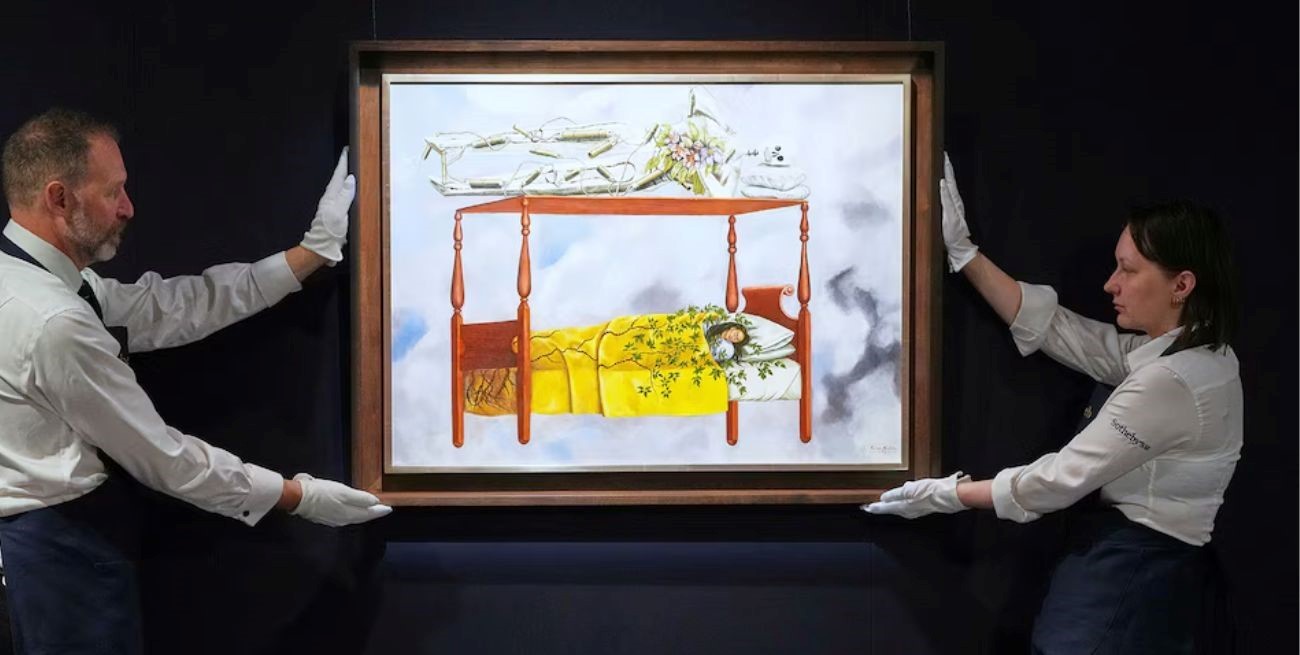 Una obra de Frida Kahlo bate un récord: "El sueño (La cama)" se vendió en US$ 54,7 millones