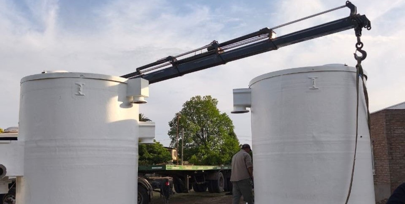 Monte Vera: la planta potabilizadora financiada por la Provincia ya tiene un 60% de avance