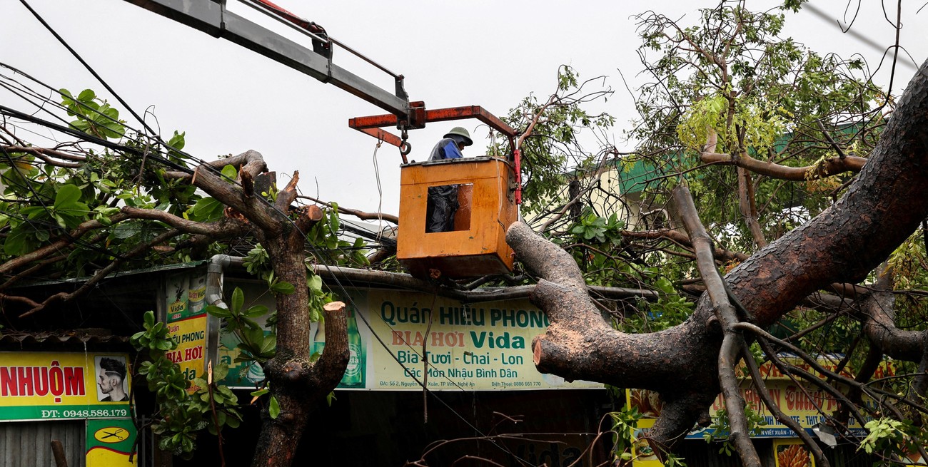 Un fuerte temporal en Vietnam dejan 55 muertos y miles de evacuados