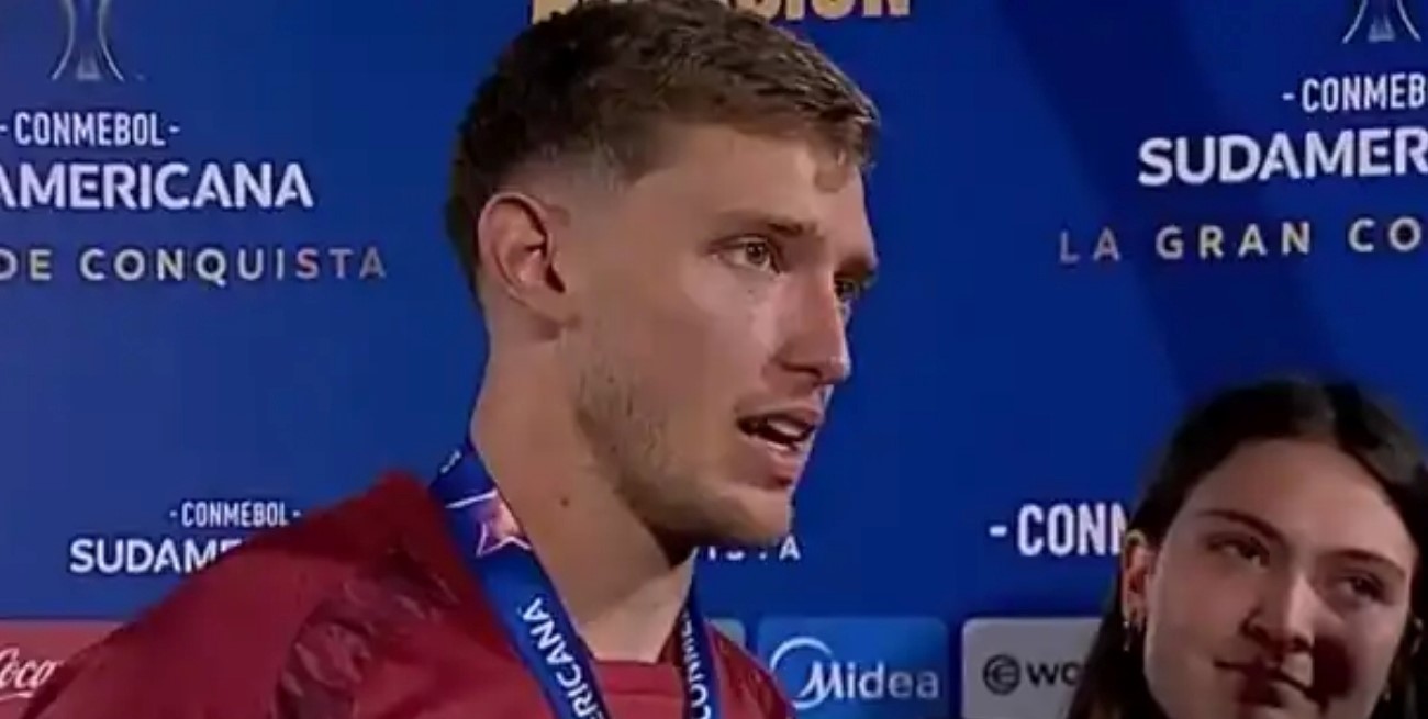 El venadense Rodrigo Castillo, campeón con Lanús en una final para la historia