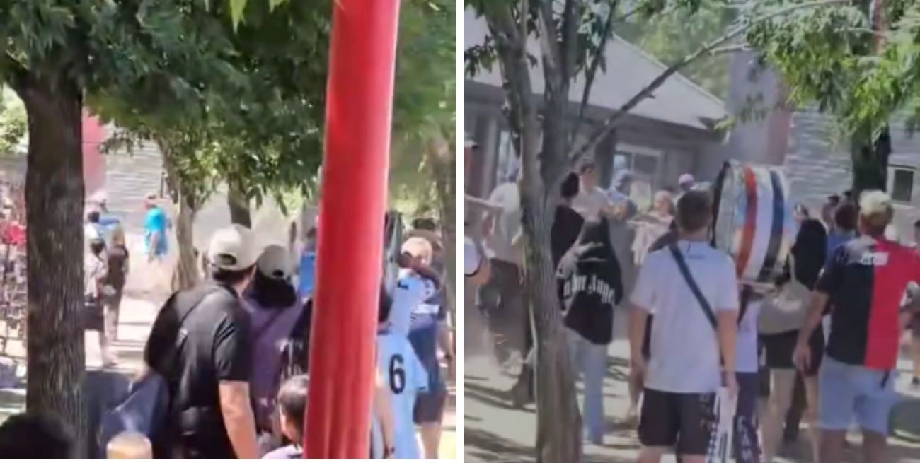 Violencia en el Valesanito: padres de Colón y Racing a los golpes en pleno torneo infantil