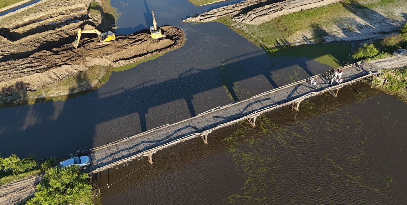 Santa Fe refuerza el Puente El Cántaro para mejorar la producción en San Javier