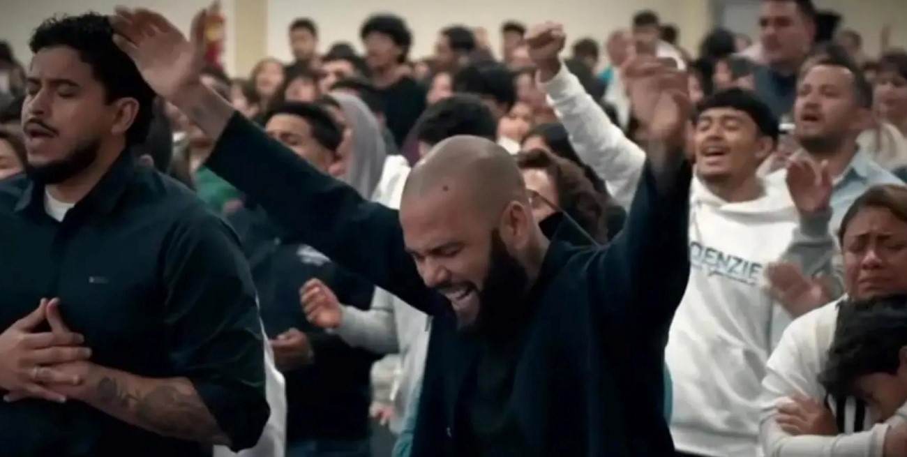 Dani Alves reapareció como predicador evangélico: “Hay que tener fe, yo soy la prueba de eso”