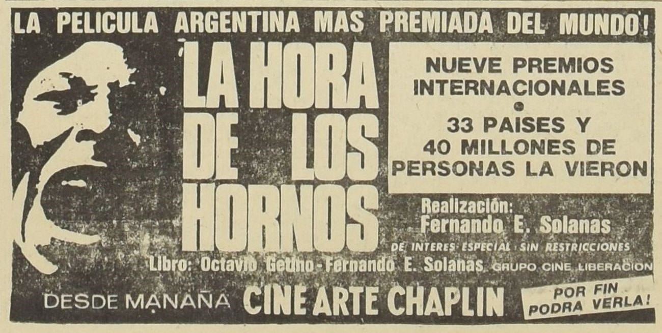 El libro que cuenta cómo se gestó la película "La hora de los hornos"