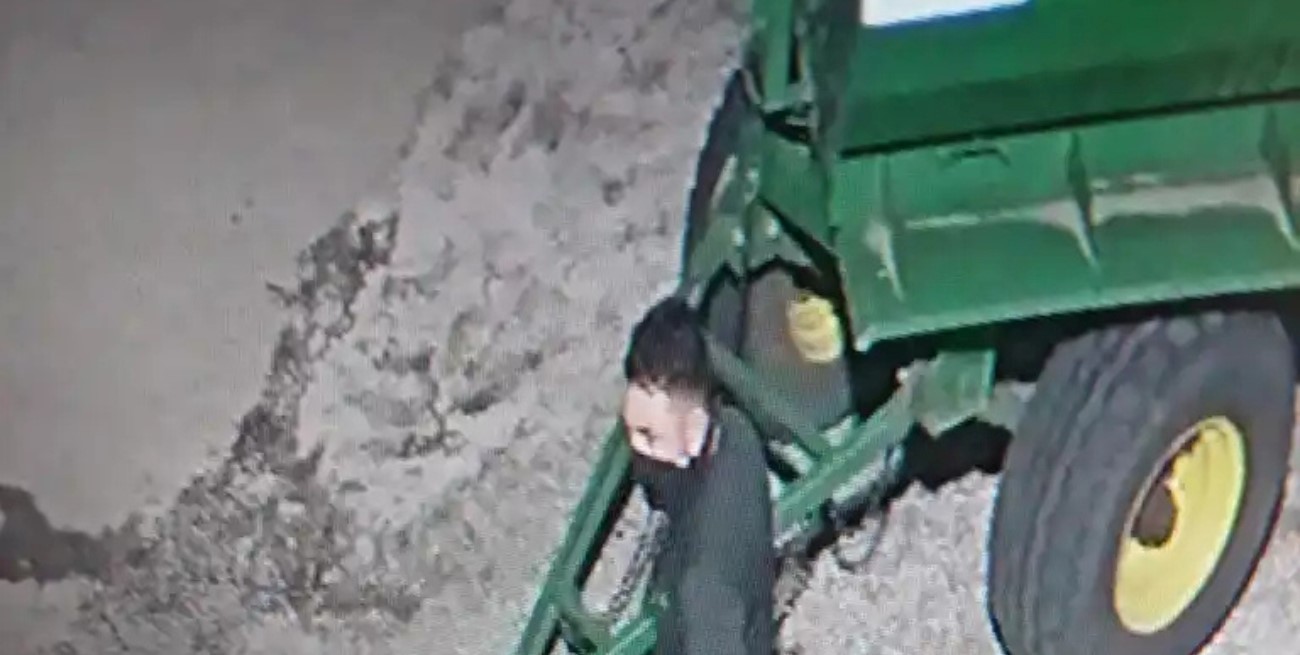 Quedó grabado robando un campo en el sur de la provincia de Santa Fe