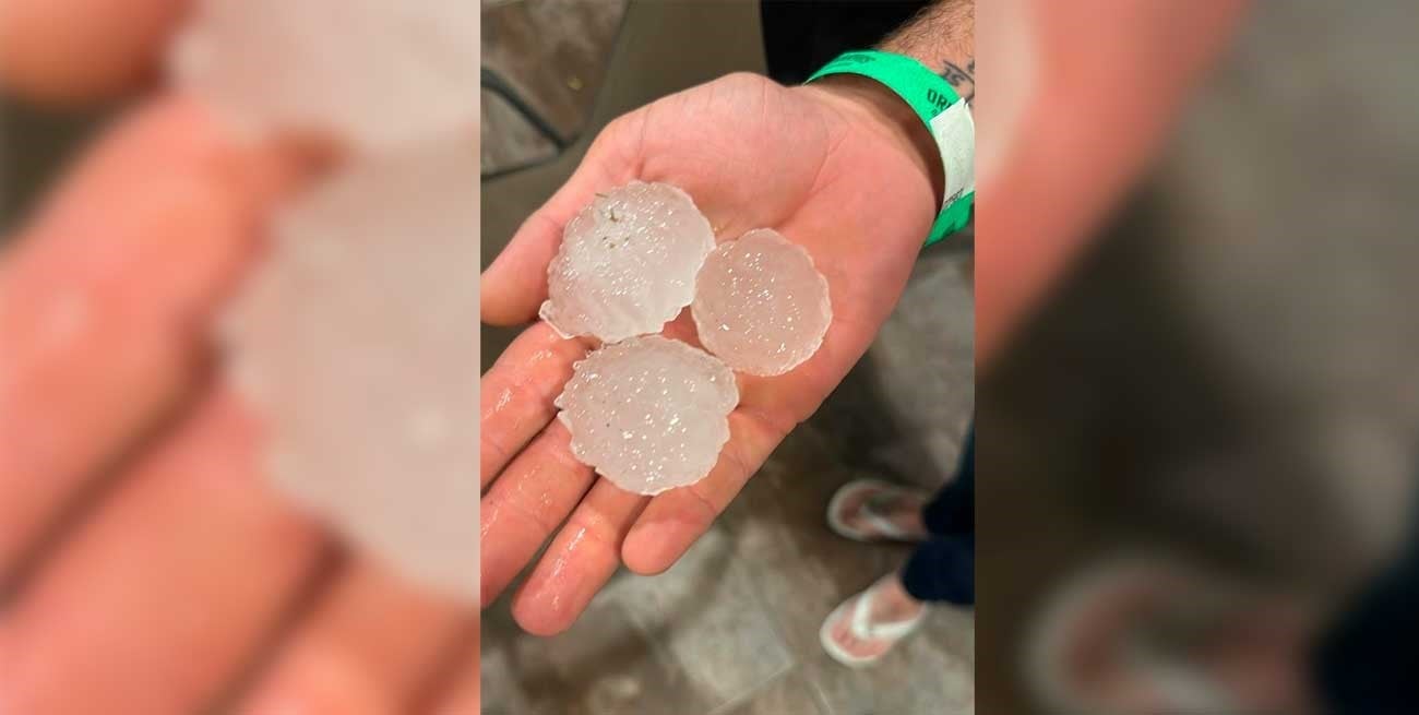 Fuerte tormenta en varios sectores de Córdoba con granizo incluido