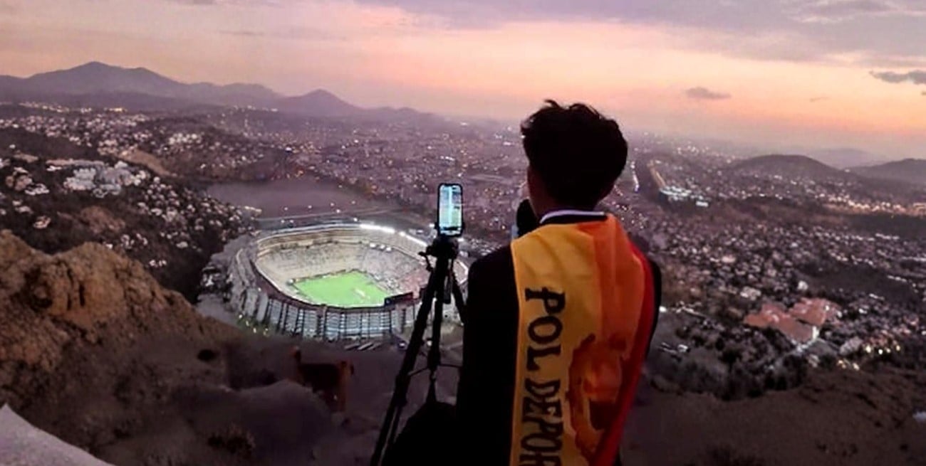 La increíble historia del joven de 15 años que relató la final de la Libertadores desde un cerro