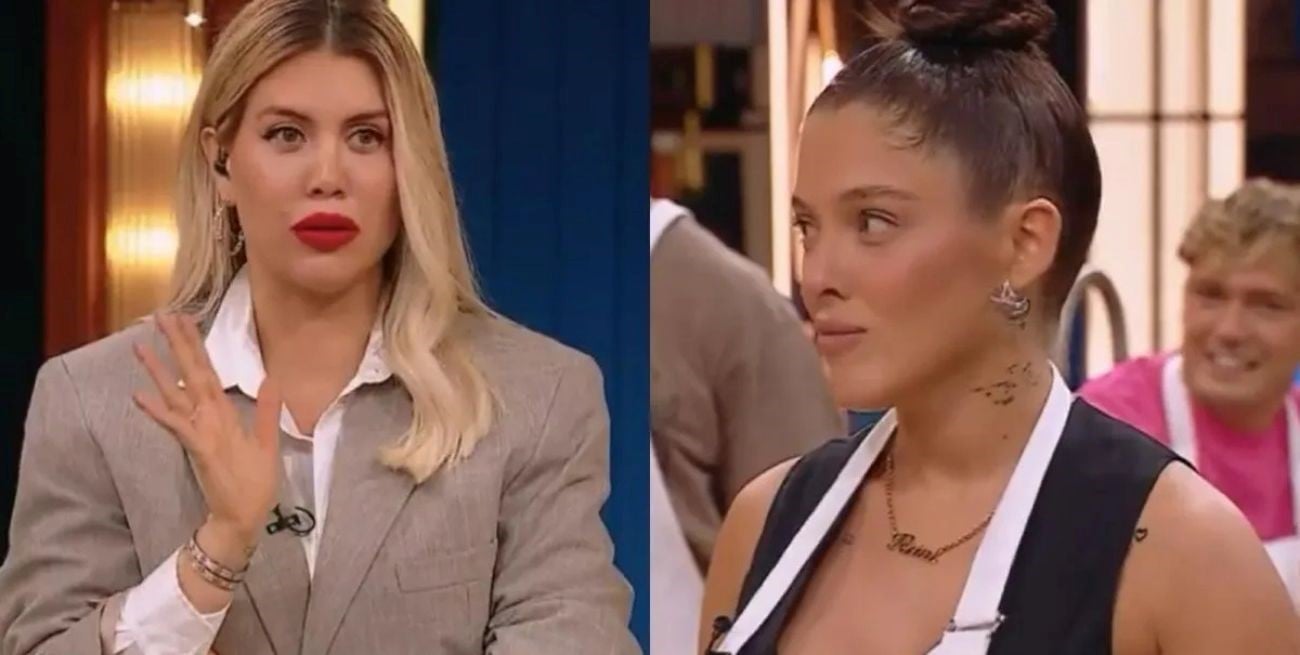 Con una frase picante, Sofía Gonet mandó al frente a Homero Pettinato y Wanda Nara explotó en vivo