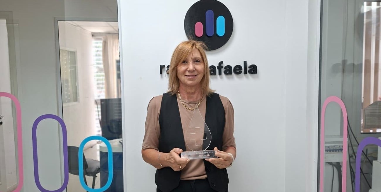 Orgullo santafesino: Alicia Rinaldi ganó el Premio SAFyB a la mejor bioquímica del año