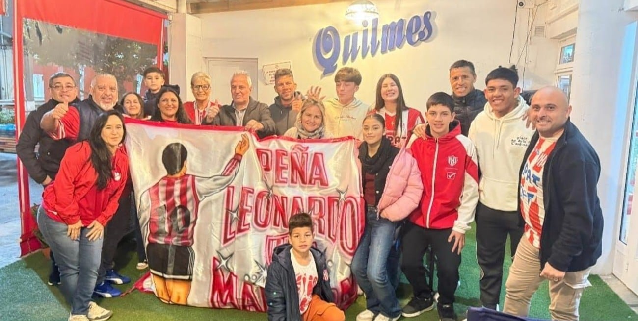 Leonardo Madelón también tiene su propia peña