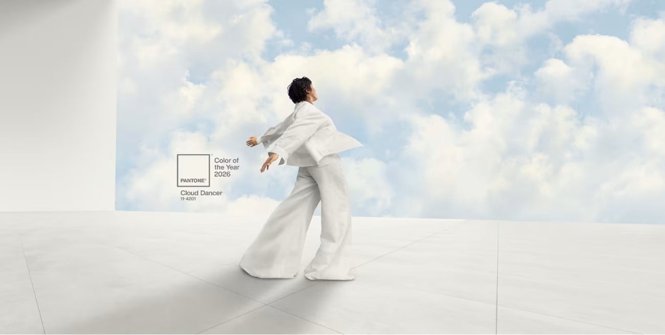 Pantone eligió el blanco “Cloud Dancer” como color del año 2026