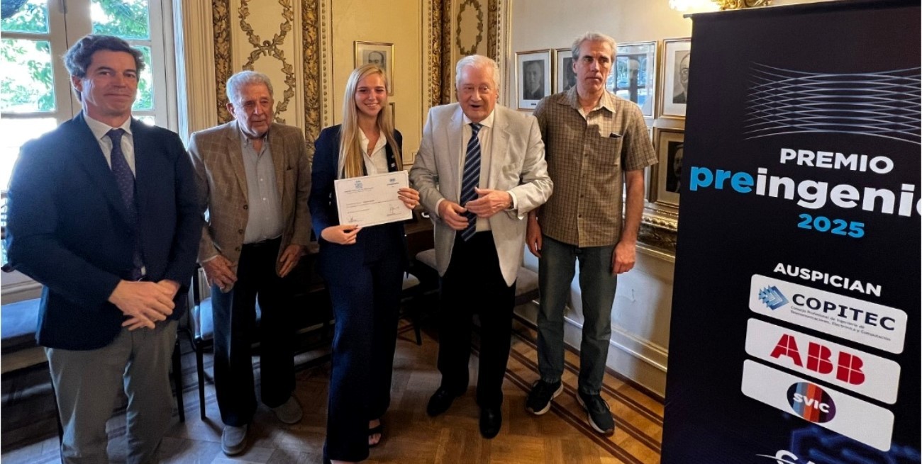 Una santafesina ganó el Premio Pre-Ingeniería 2025 del CAI
