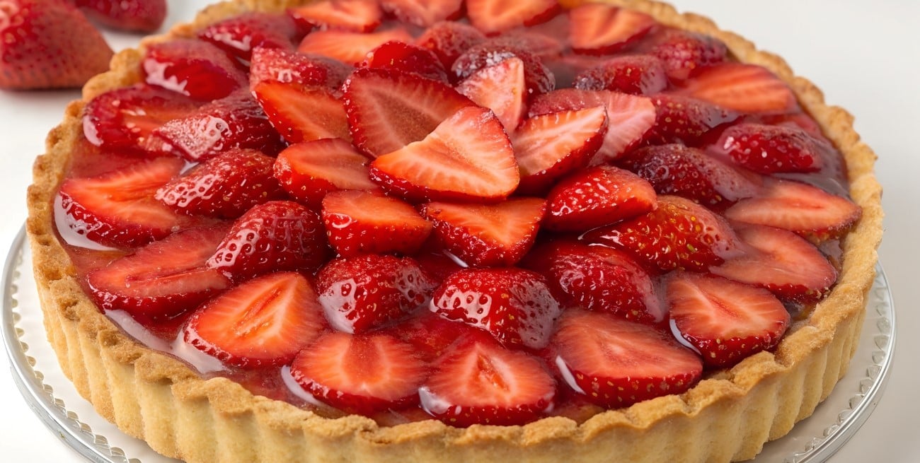 Tarta de frutillas con crema y gelatina: una receta fresca y dulce 