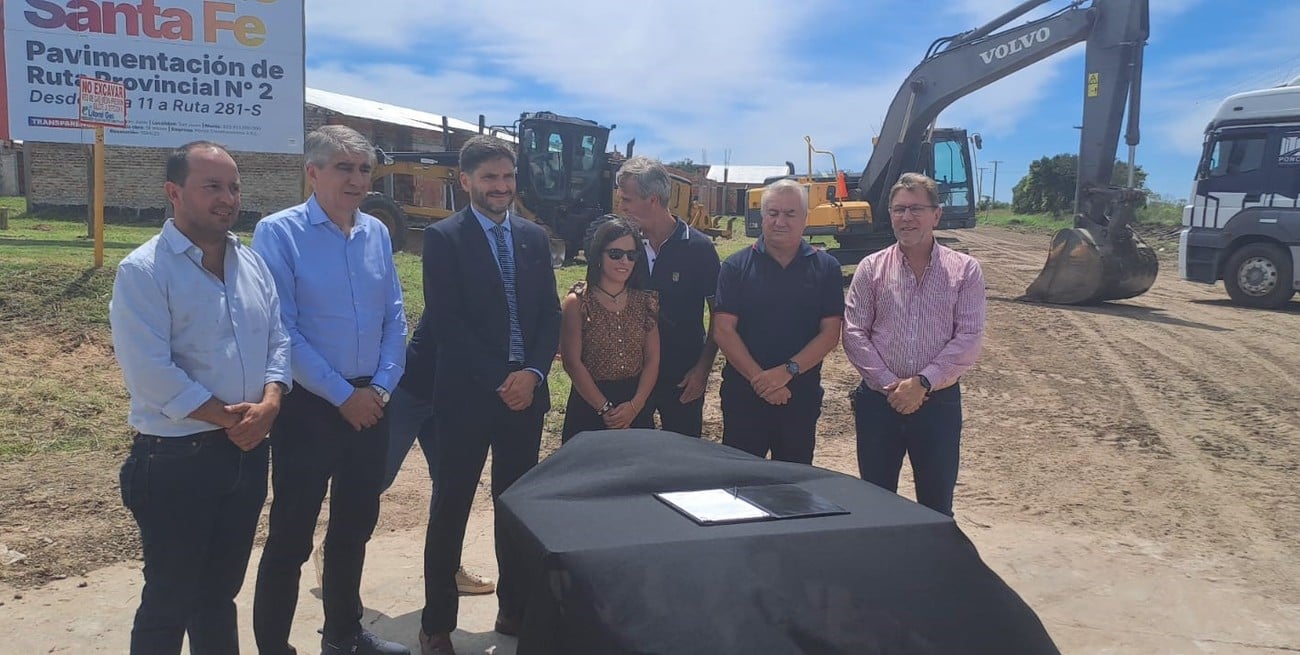 Con una inversión histórica, comenzó la obra vial que conectará San Justo con Saladero Cabal
