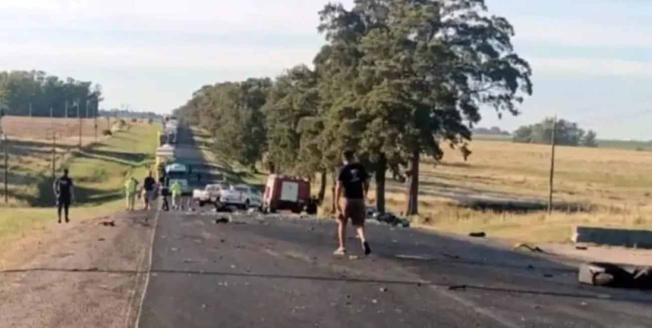 Un argentino murió en un choque frontal contra un camión en Uruguay
