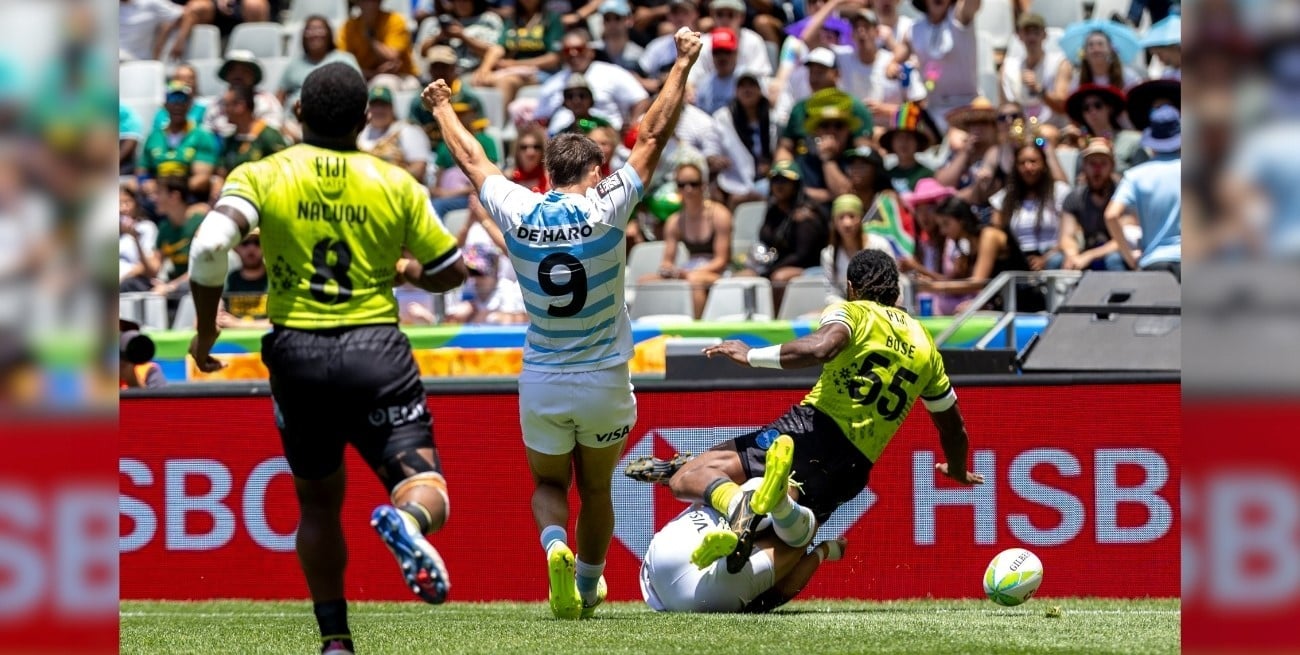 Los Pumas 7s vencieron a Fiji y jugarán la final contra Sudáfrica